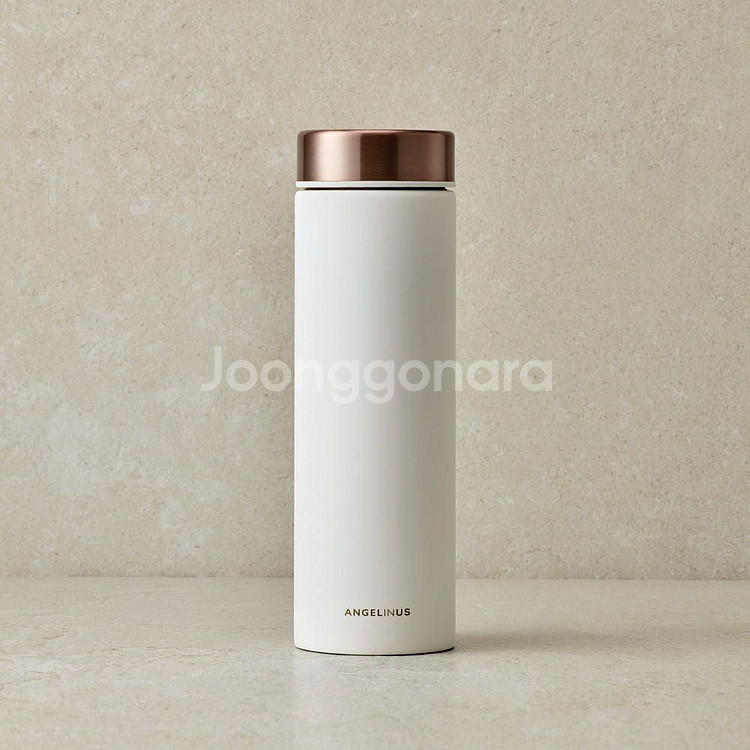 엔제리너스 아소부 르바통 텀블러 500ml 화이트 블랙--0
