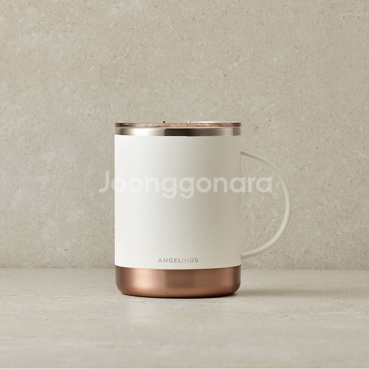 엔제리너스 아소부 얼티밋 머그 360ml 화이트 블랙--0