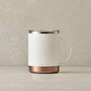 엔제리너스 아소부 얼티밋 머그 360ml 화이트 블랙