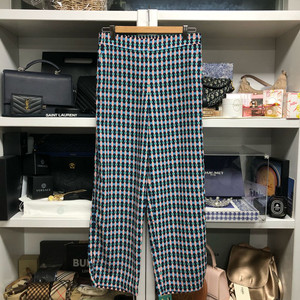 [한섬] MINE 마인 기하학패턴 와이드 팬츠