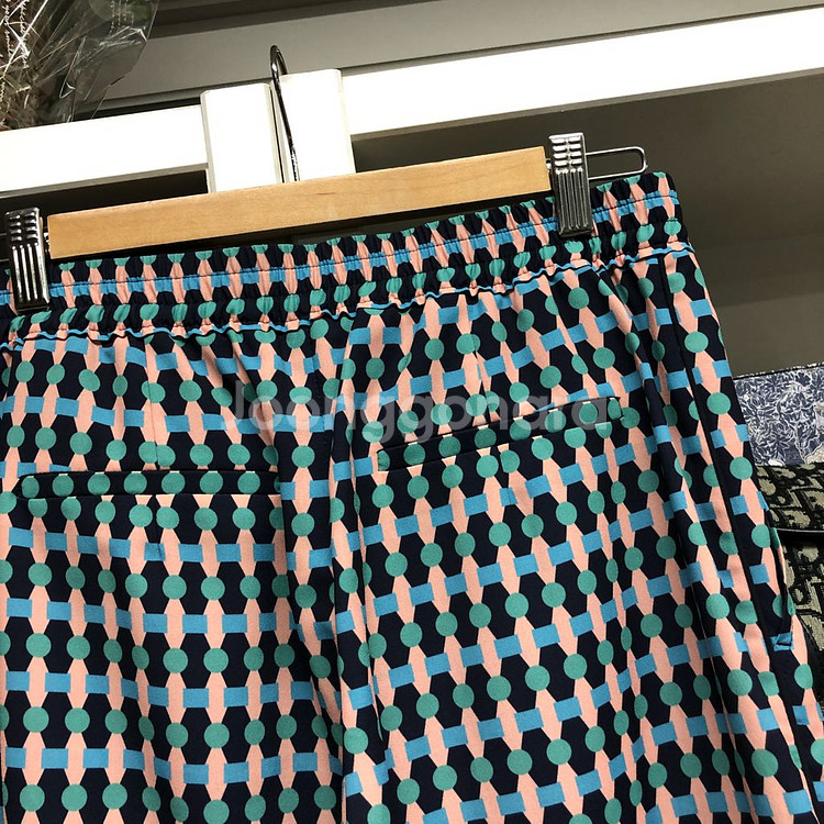 [한섬] MINE 마인 기하학패턴 와이드 팬츠--6