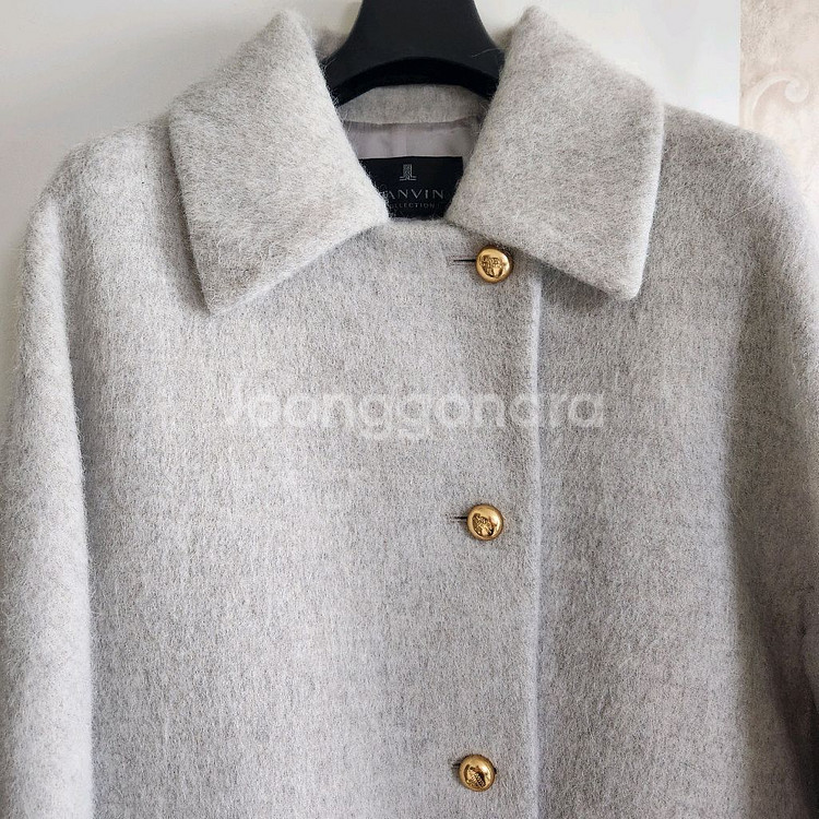 랑방 울 하프 자켓--4