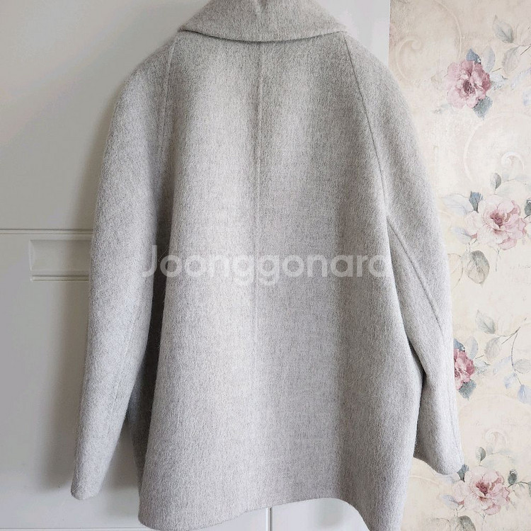 랑방 울 하프 자켓--5