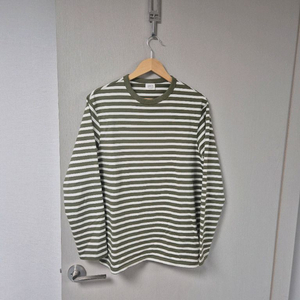 연그린 스트라이프 긴팔티 100 (새상품)