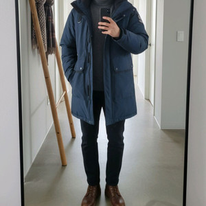 [L]<NEPA> EXPLORA 구스다운 재킷