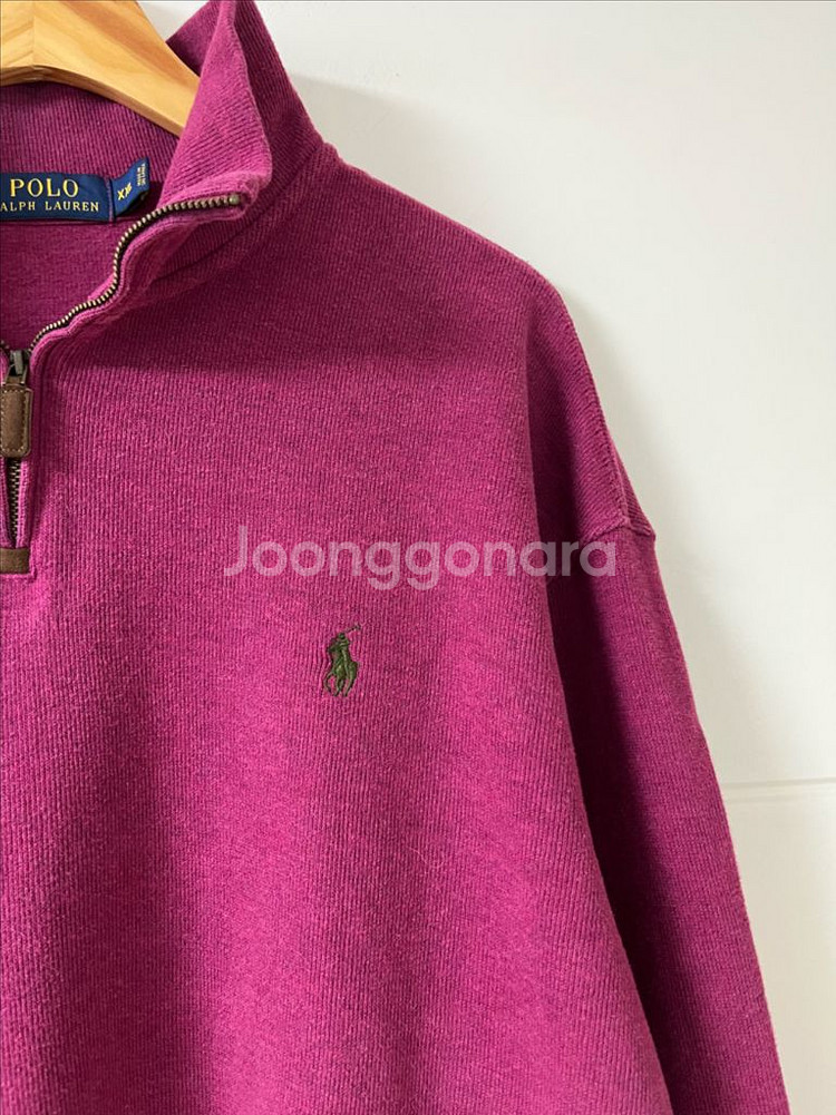 폴로 반집업 니트 폴로 하프 니트--2