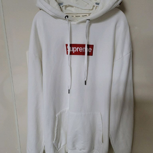 슈프림 포텐셜 화이트 후드티 105사이즈 상태굿