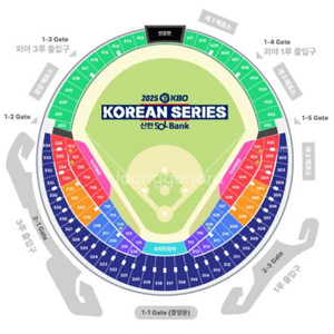 한국시리즈 2차전 1루 네이비 2연석 3루로 교환 원함