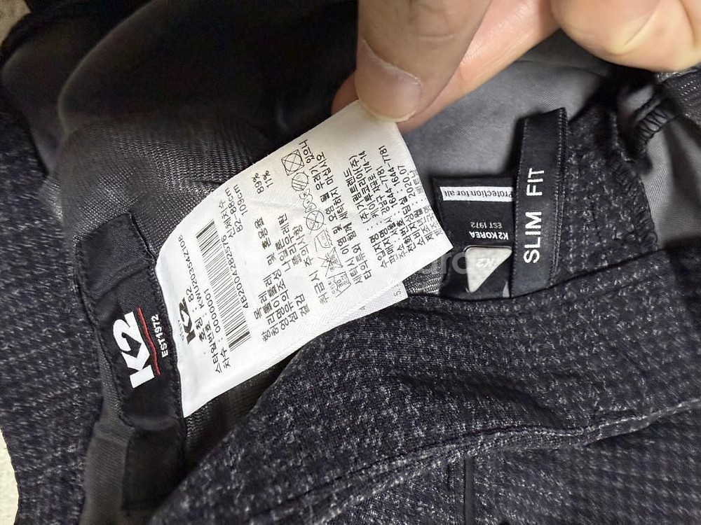 K2 등산 팬츠 여성용 32인치--5