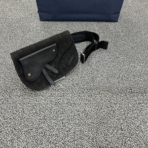 디올 오블리크 새들백 블랙 미니