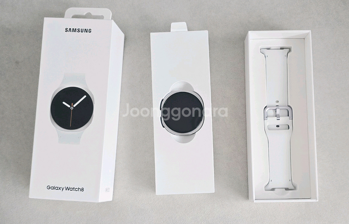 갤럭시 워치8 44mm 실버 블루투스 새상품급--0