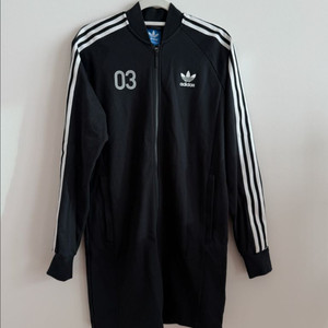 아디다스 pakaian 삼선 롱트랙탑 짚업 95사이