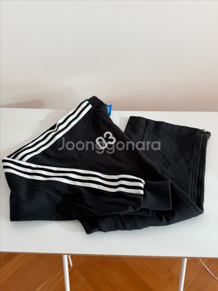 아디다스 pakaian 삼선 롱트랙탑 짚업 95사이--5