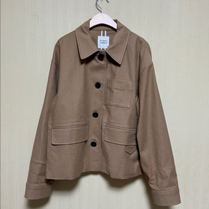 톰보이 여자 블루종 면자켓