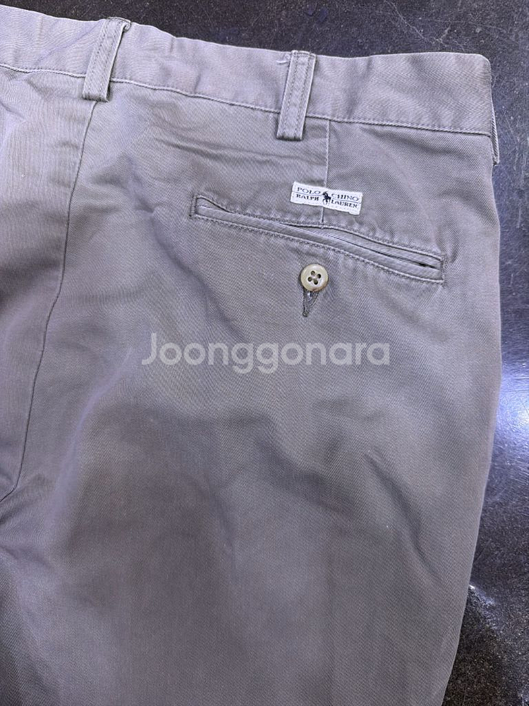 폴로 랄프로렌 클래식핏 핀턱 치노팬츠 32--6