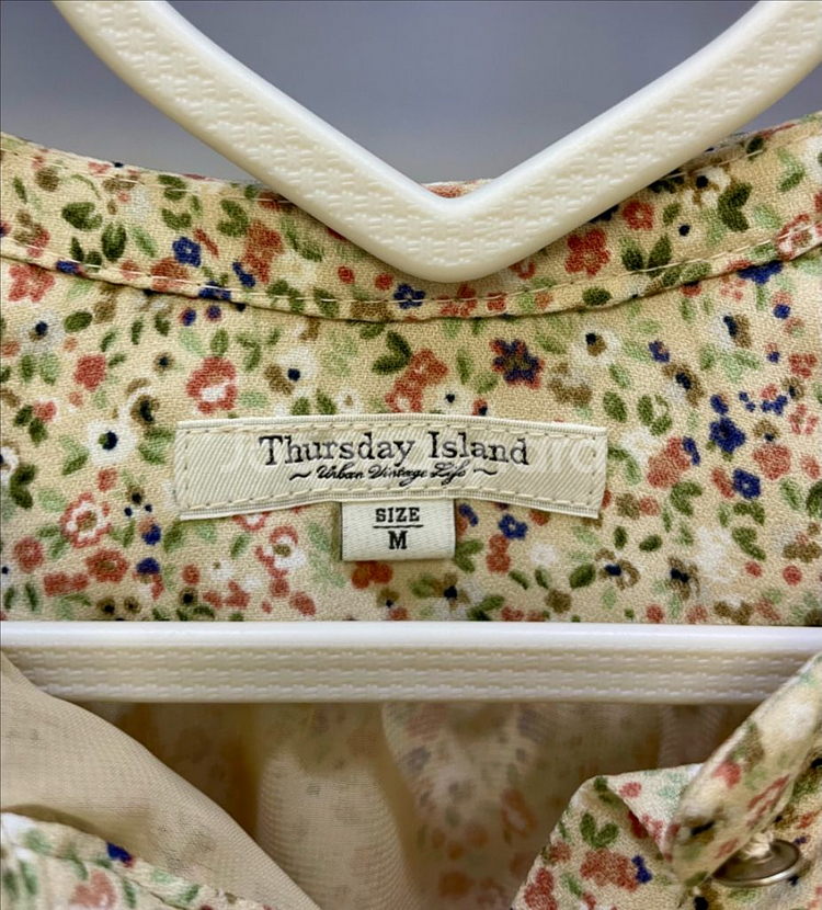 써스데이아일랜드 쉬폰 롱 원피스-가격내림--1