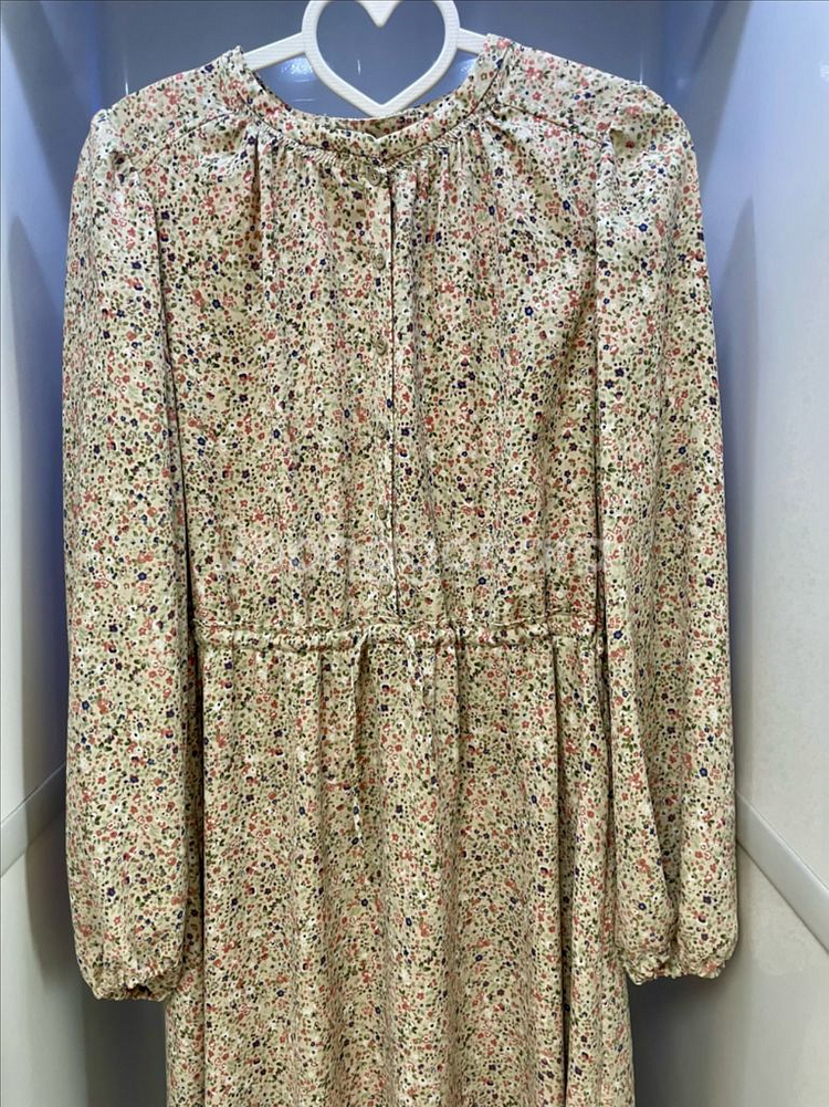 써스데이아일랜드 쉬폰 롱 원피스-가격내림--2