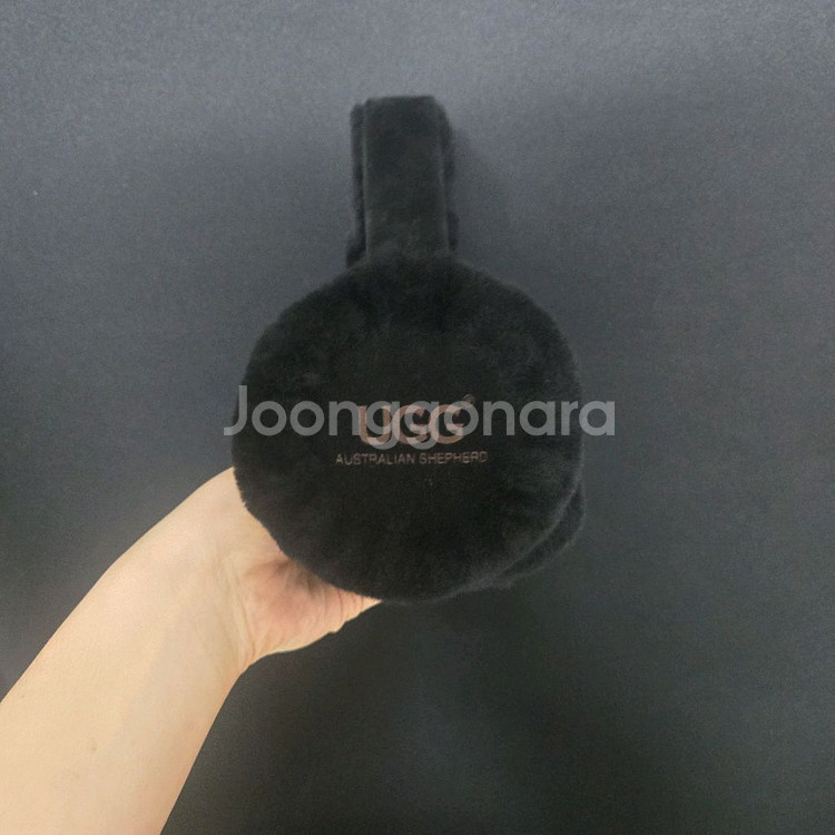 어그 로고 양털 귀마개--0