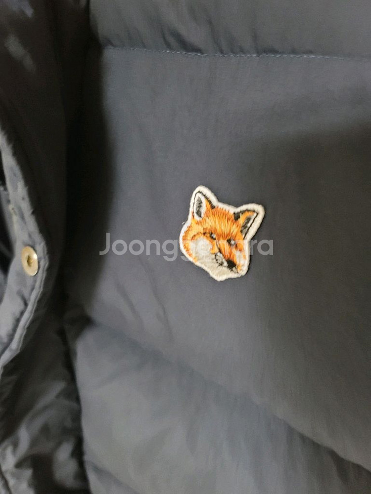 급처 메종키츠네 구스다운 패딩조끼 M 100사이즈 상태극상--2