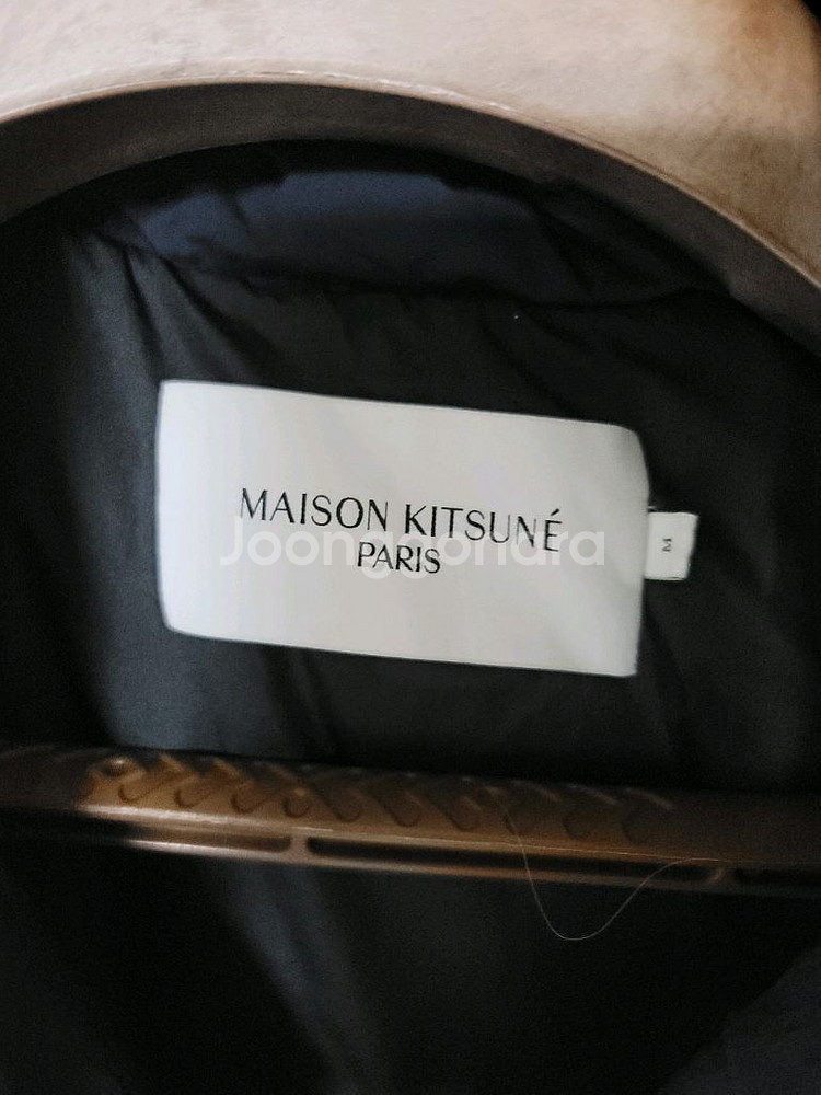 급처 메종키츠네 구스다운 패딩조끼 M 100사이즈 상태극상--3