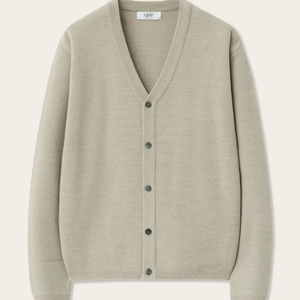 엘무드 화란 세미오버 가디건 버터