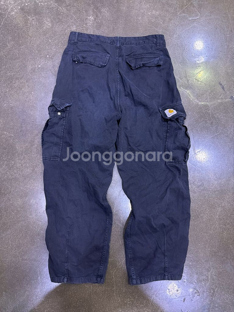 칼하트 블랙워싱 카고 레귤러핏 팬츠 32--1