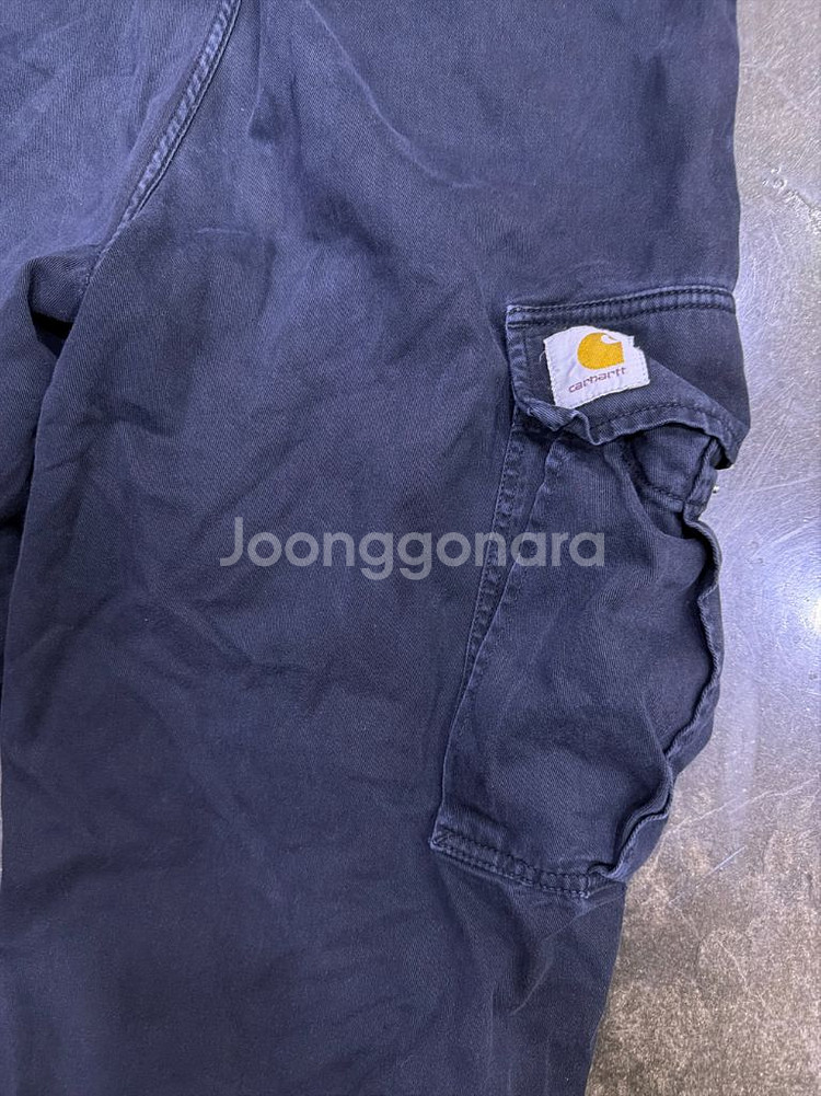 칼하트 블랙워싱 카고 레귤러핏 팬츠 32--6