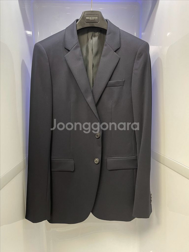 솔리드옴므 네이비 블레이져 95사이즈--0