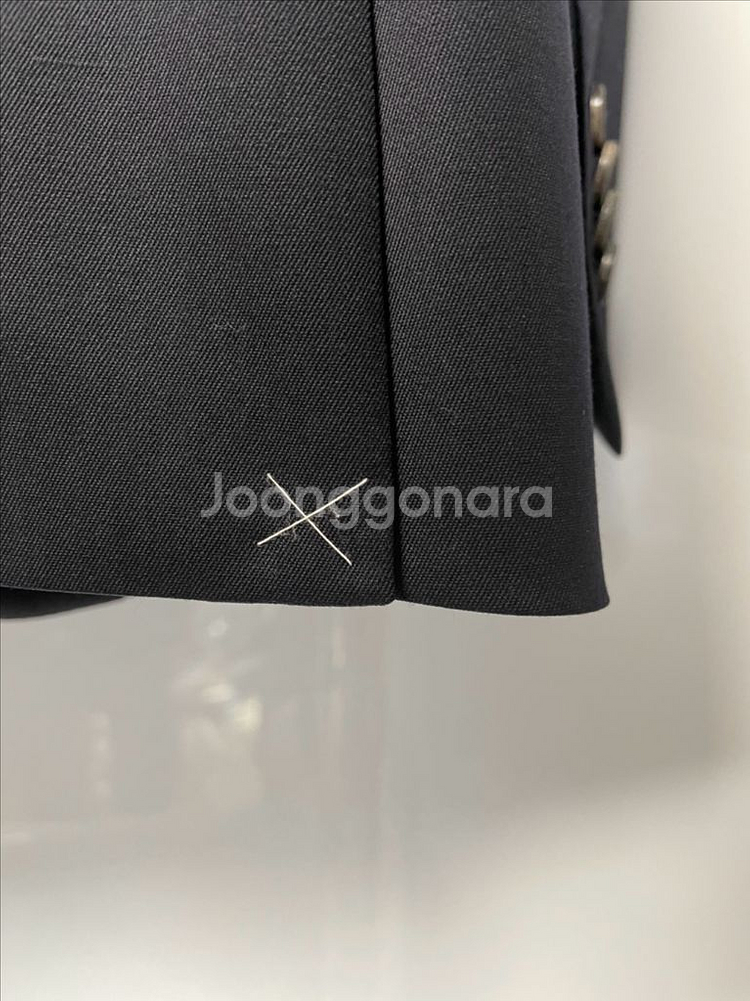 솔리드옴므 네이비 블레이져 95사이즈--3