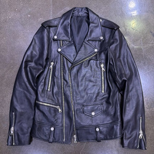세인트 양가죽 더블 라이더 레더자켓 M