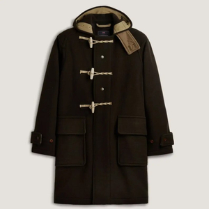 글로버올X이스트로그 몬티 올후드 더플코트 다크브라운(L