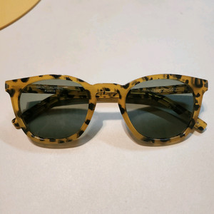 생로랑 SL28 호피 선글라스