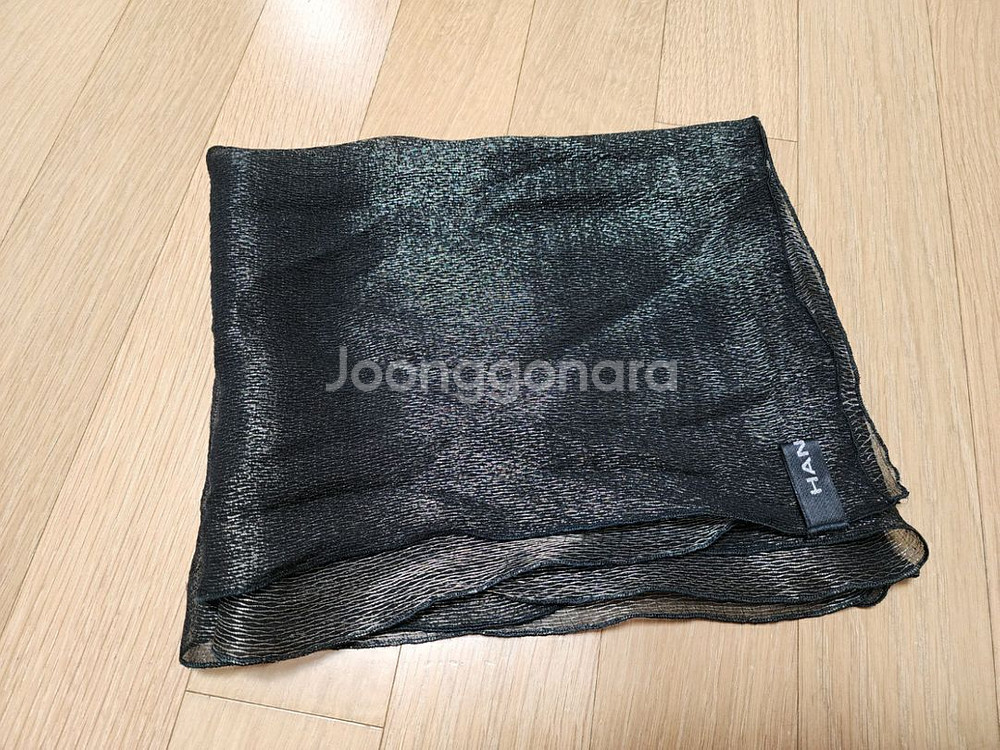 이따리아나 골드 블랙 스카프. 한혜자--9