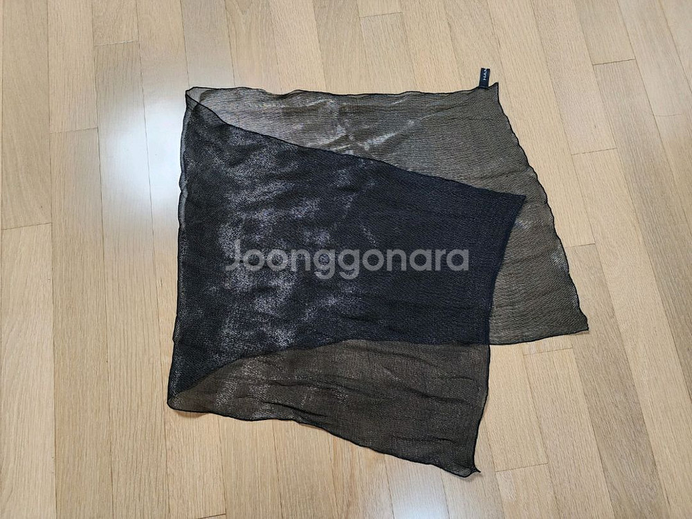 이따리아나 골드 블랙 스카프. 한혜자--5