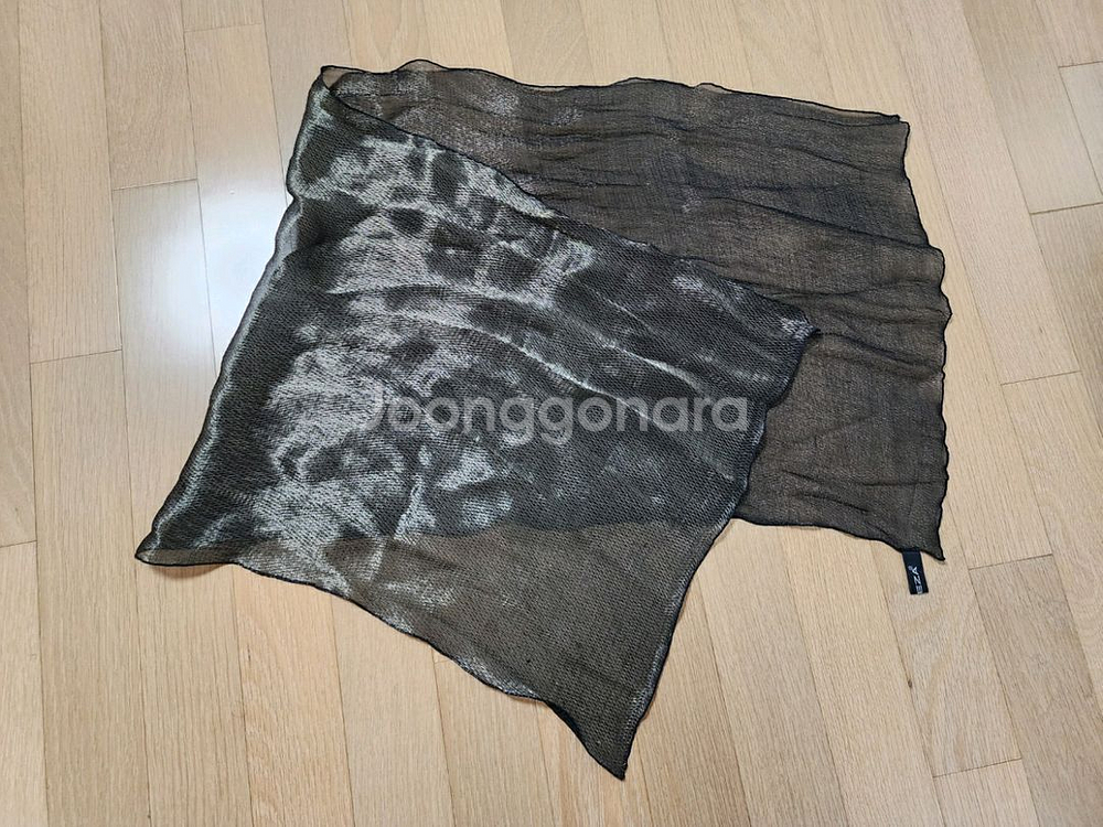 이따리아나 골드 블랙 스카프. 한혜자--4