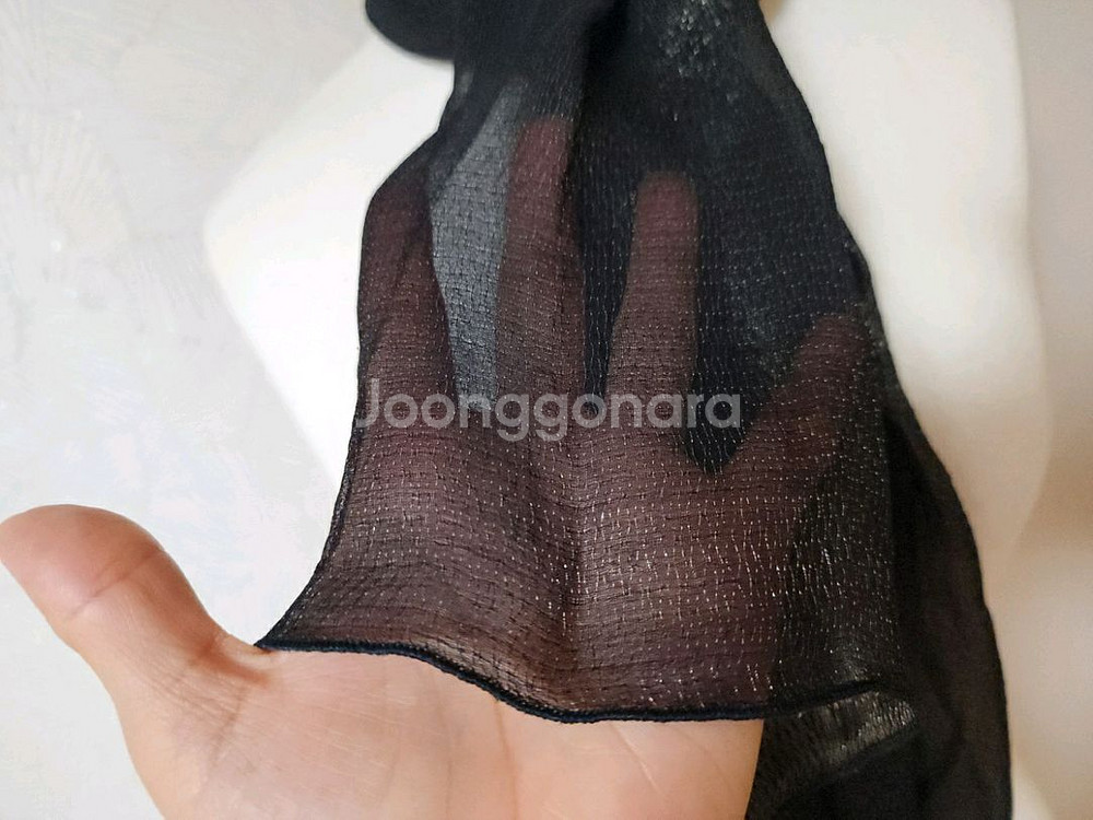 이따리아나 골드 블랙 스카프. 한혜자--8