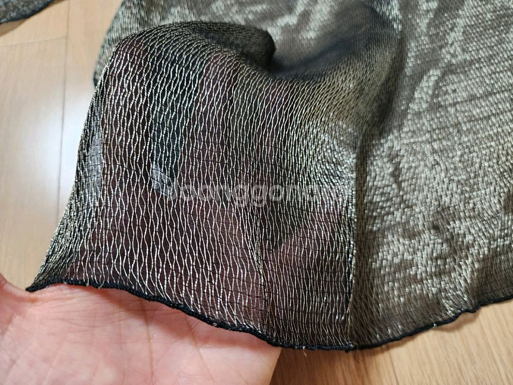 이따리아나 골드 블랙 스카프. 한혜자--7