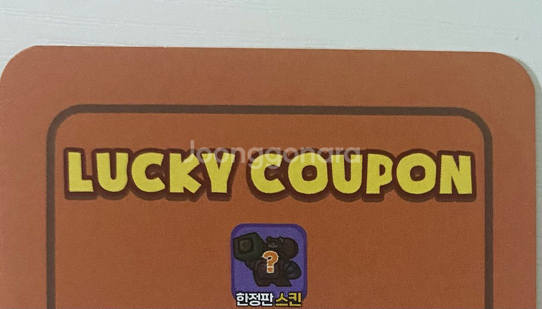 운빨존많겜 스킨 쿠폰--0