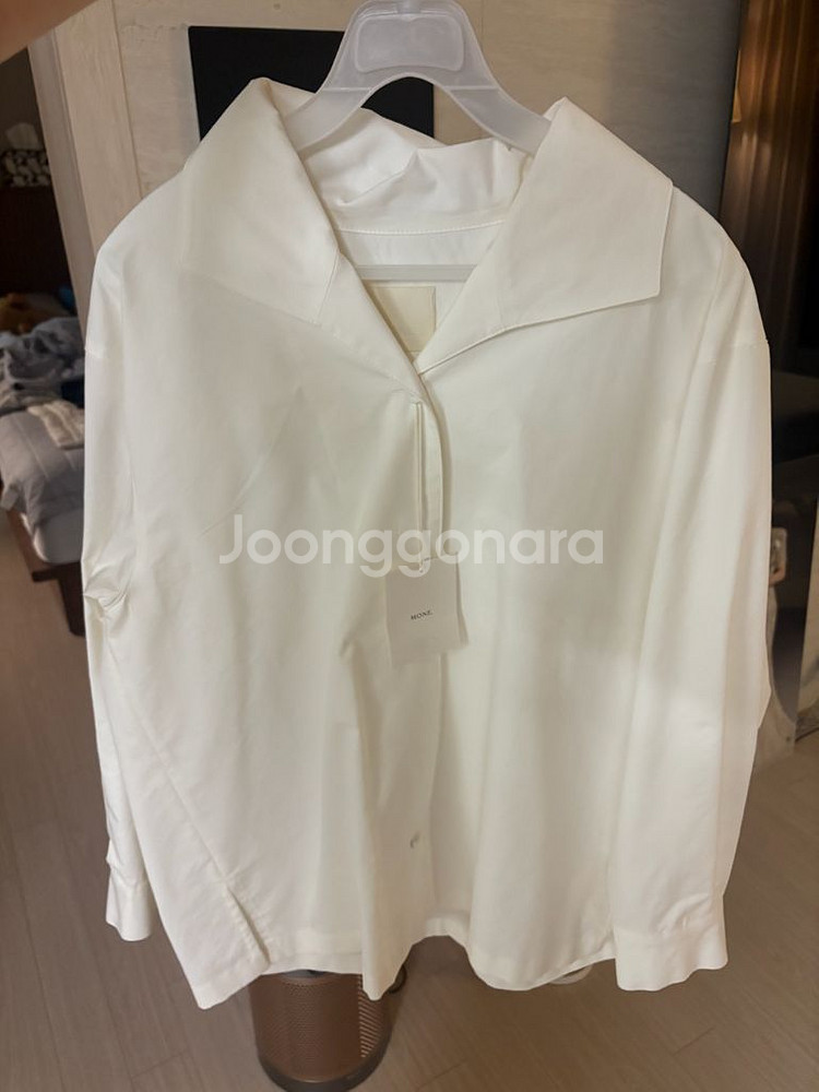 모네마켓 르네코튼셔츠 새상품 리본빛--4
