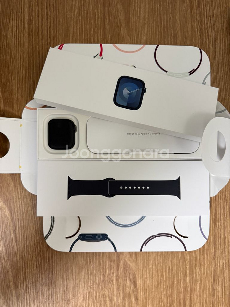 애케플 O) 애플워치 9 , 41mm gps 미드나이트--6