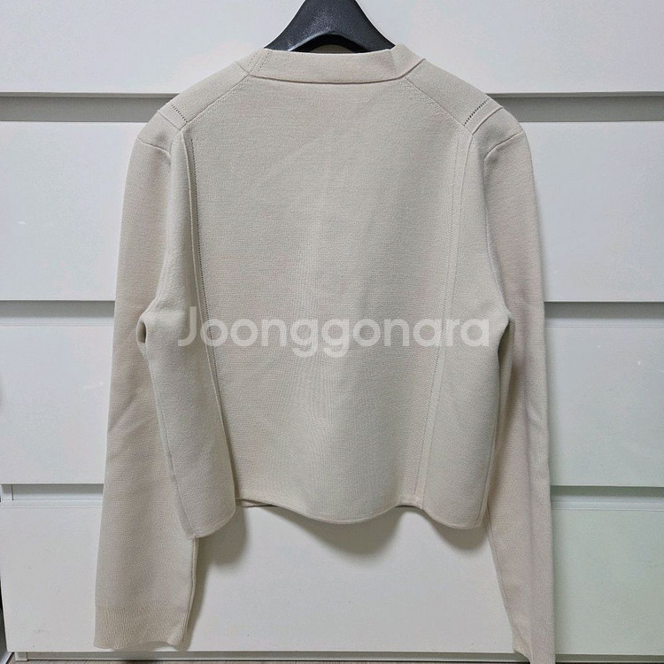 더캐시미어 울블렌드 크롭 니트가디건66 랑방 타임 마인--6