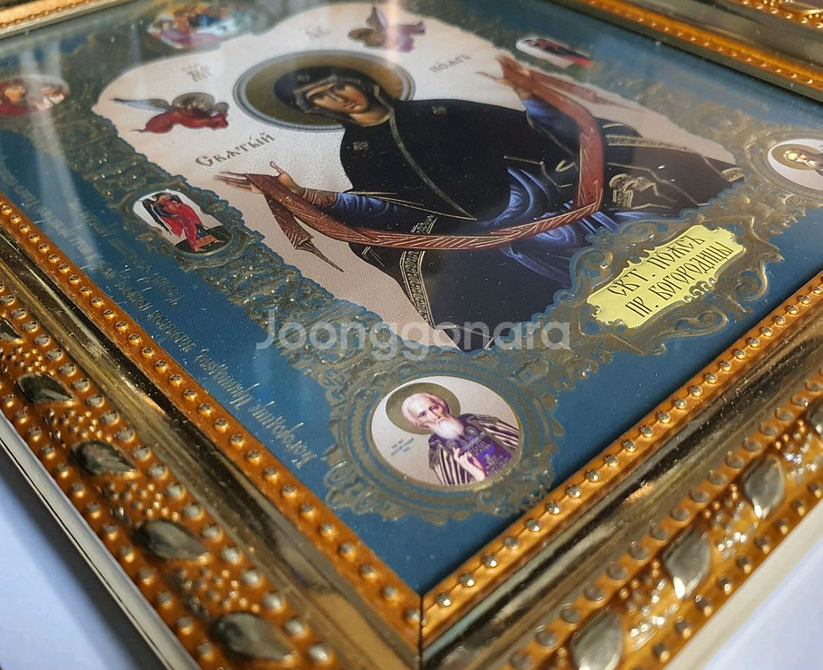 정교회 성모 마리아 이콘 성화 액자--1