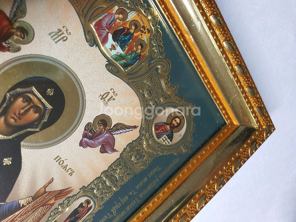 정교회 성모 마리아 이콘 성화 액자--3