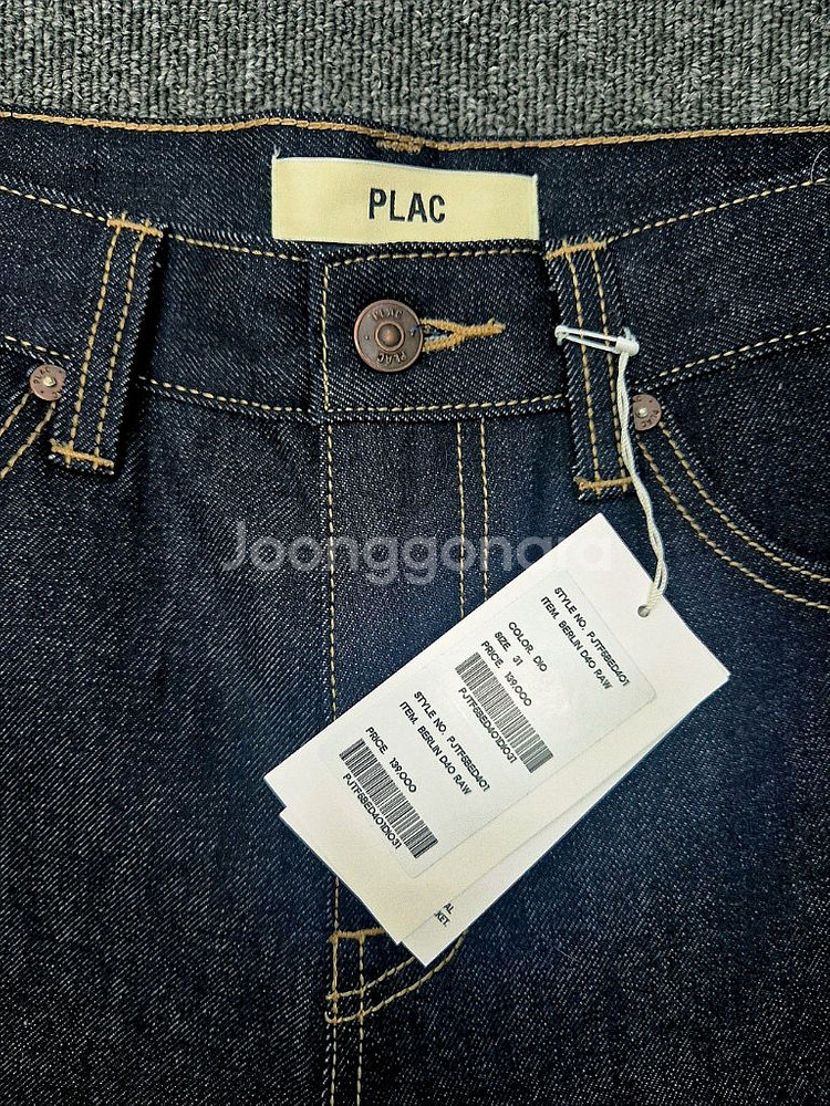 [31]<PLAC>BERLIN 040 RAW 데님 팬츠--2
