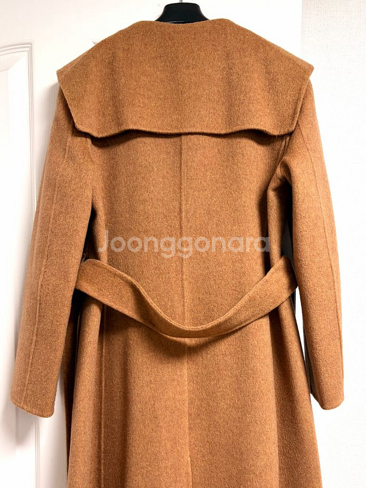 마인 캐시미어 블렌드 세일러 칼라 코트--3