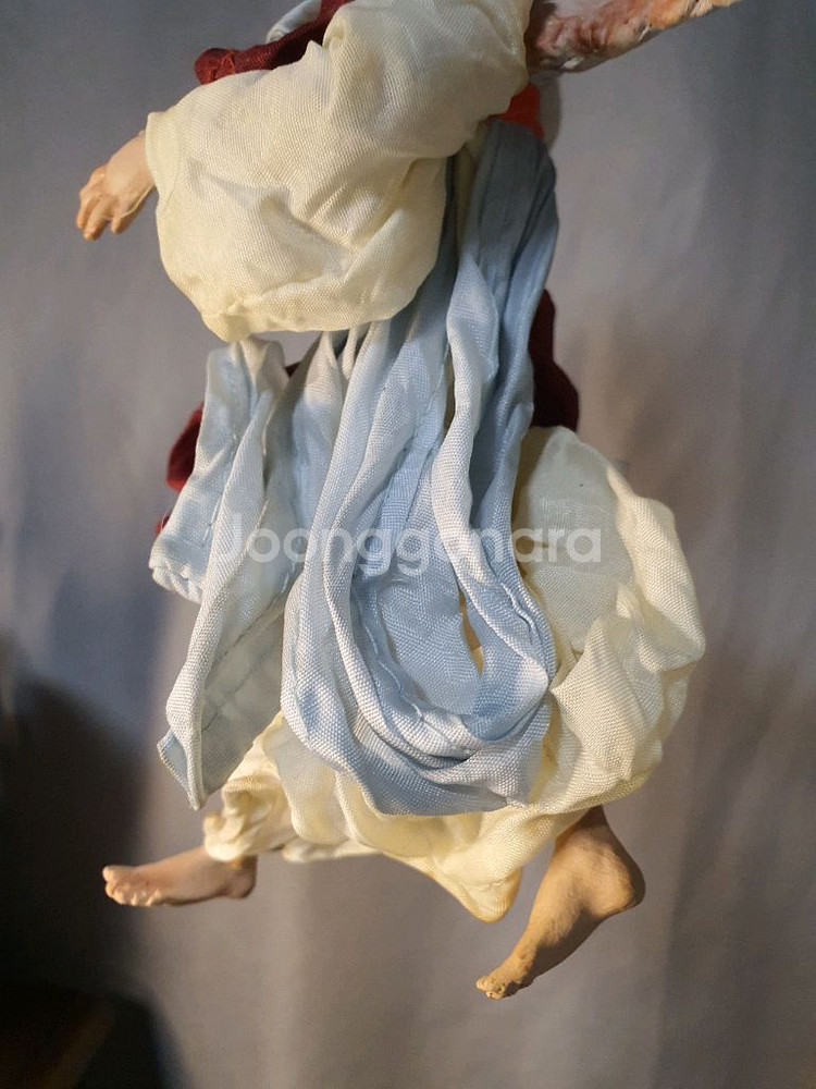 이탈리아 나폴리 프레세페 천사 인형 성탄절 엔틱 장식--3