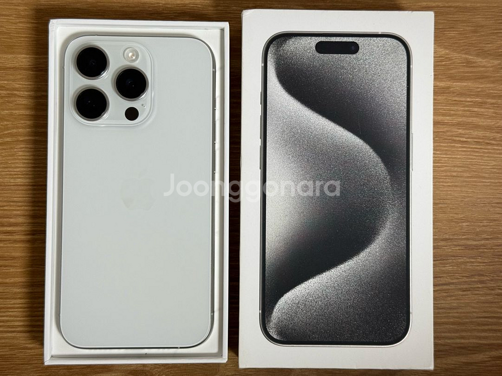 아이폰 15pro 화이트--16