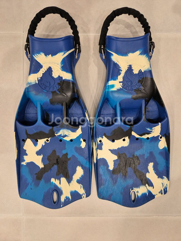 스쿠버프로 제트핀 카모 XXL 사이즈--0