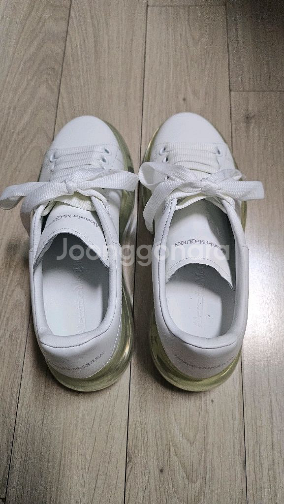 알렉산더 맥퀸 오버솔 클리어 스니커즈 36사이즈, 23--1