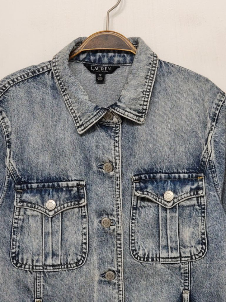 (L) 랄프로렌 폴로 청자켓 연청 데님자켓 빈티지 이미지